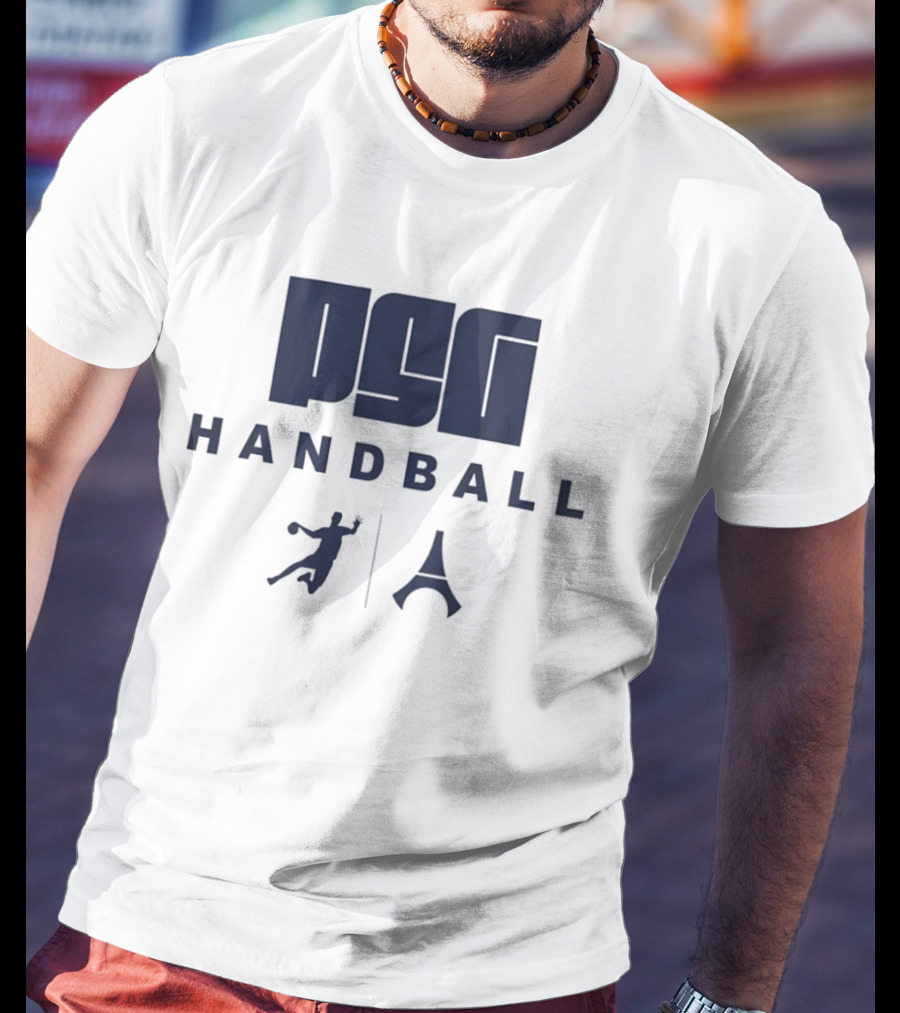 PSG Handball Paris France Eiffel Tower Player T-Shirt