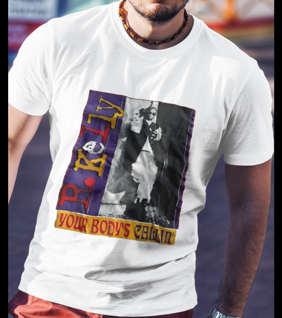 R Kelly Your Body's Callin' Vintage Style Avec Photo Iconique Et Couleurs Vives T-Shirt