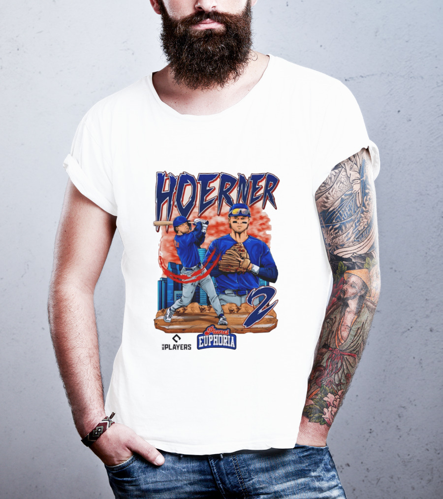 Nico Hoerner Chicago Cubs Euphoria The Players 2 Major League Baseball T-Shirt