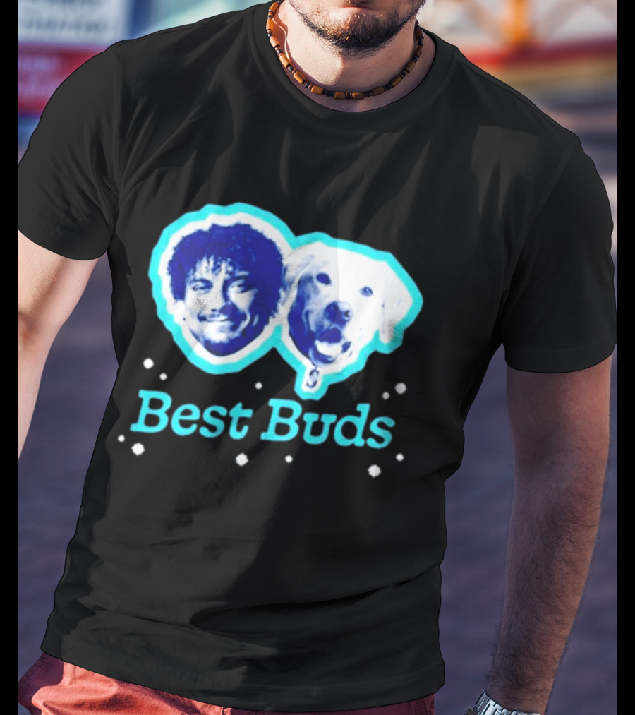Best Buds Human And Dog Friendship T-Shirt