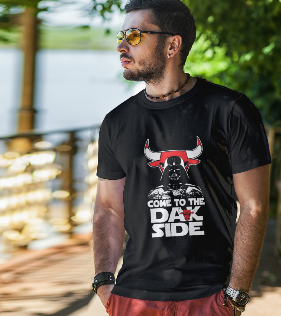 Come To The Dark Side Darth Vader Chicago Bulls Star Wars T-Shirt