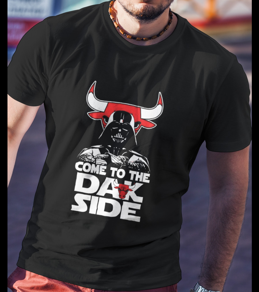 Come To The Dark Side Darth Vader Chicago Bulls Star Wars T-Shirt