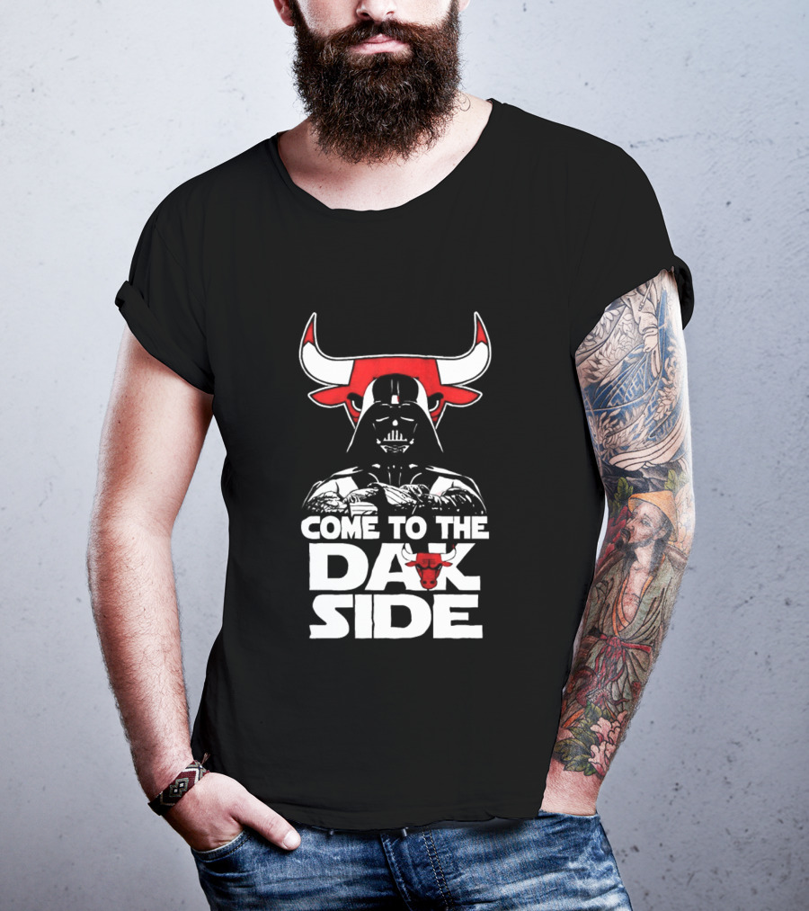 Come To The Dark Side Darth Vader Chicago Bulls Star Wars T-Shirt
