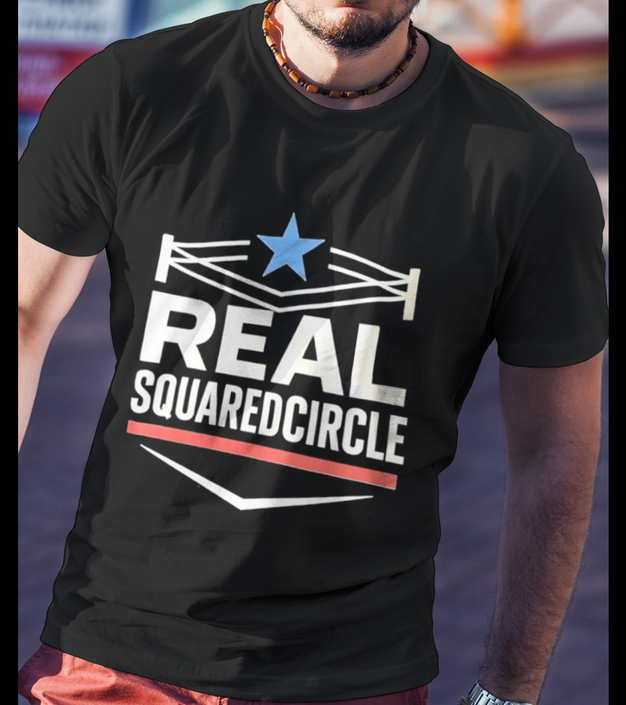 Real Squaredcircle WWE Wrestling Ring Star T-Shirt