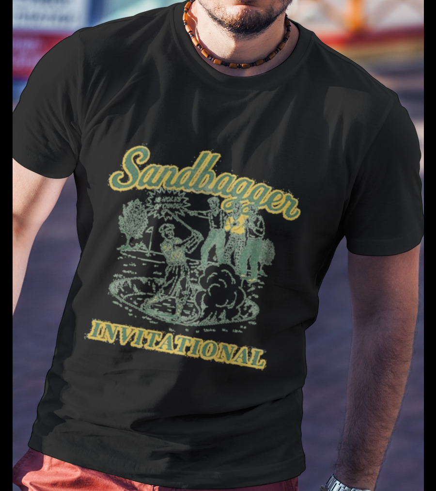 Sandbagger Invitational Golf Scene T-Shirt