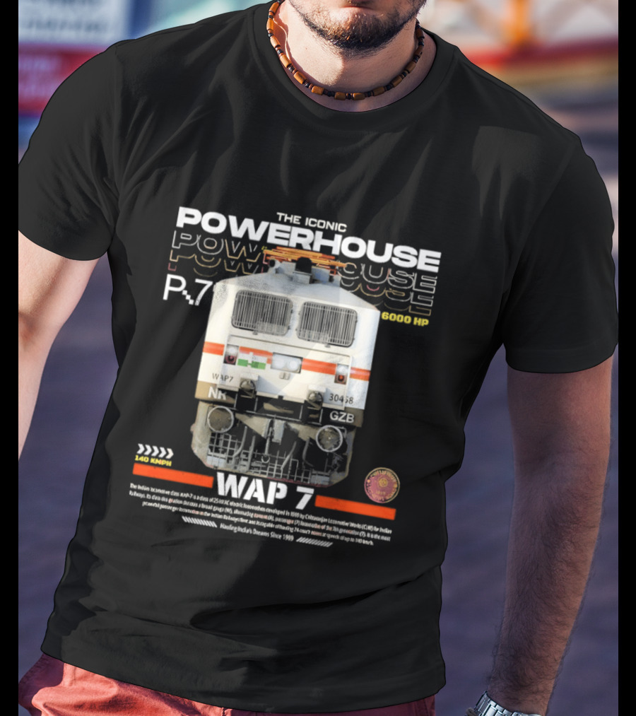 The Iconic Powerhouse WAP 7 R7 6000 HP T-Shirt