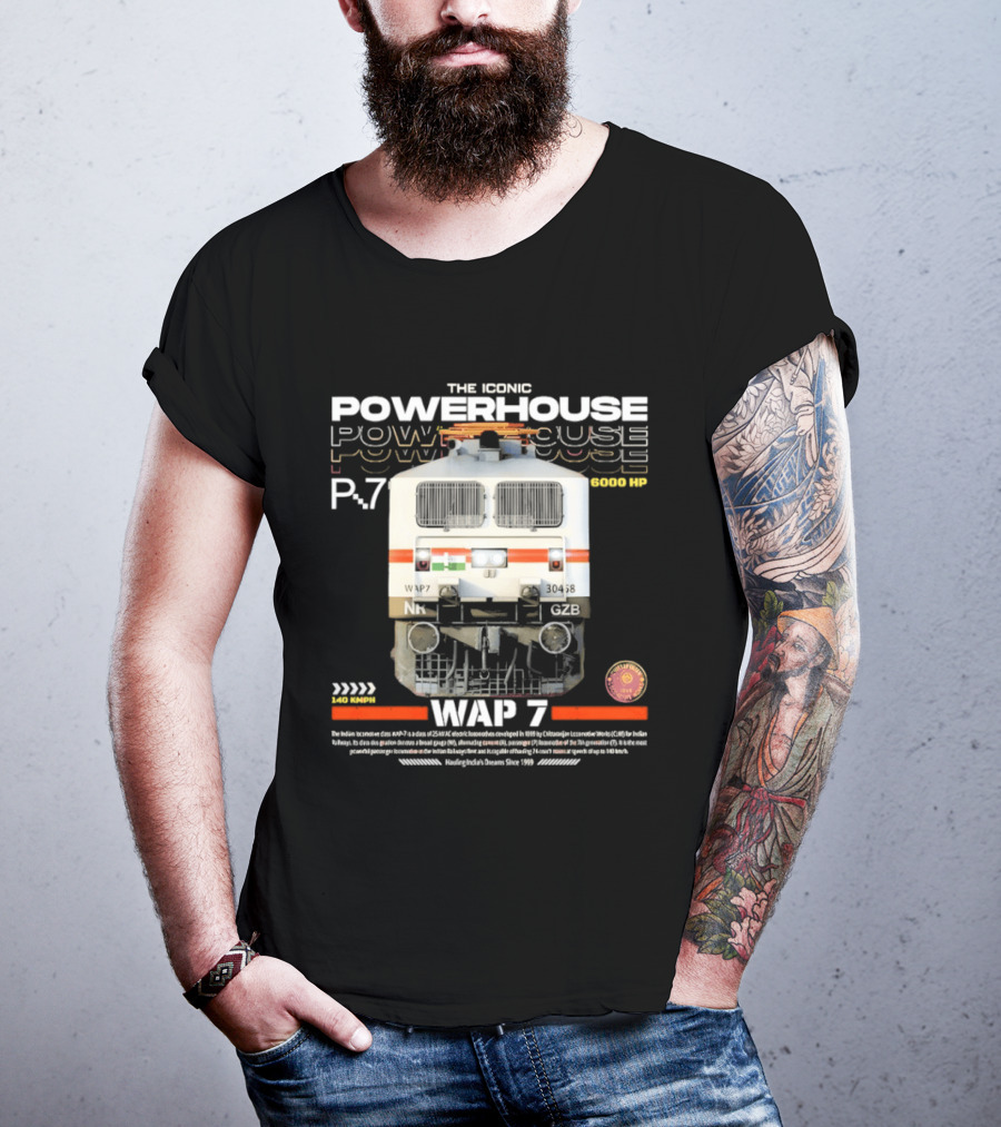 The Iconic Powerhouse WAP 7 R7 6000 HP T-Shirt