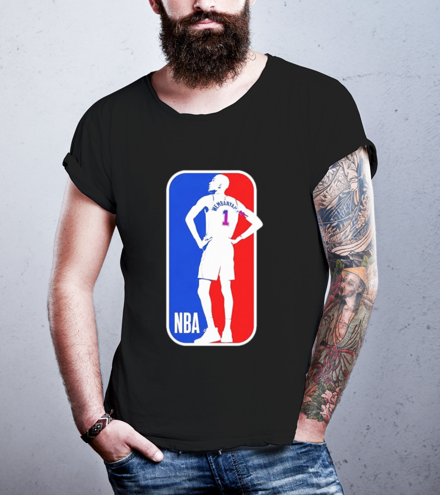 NBA Victor Wembanyama Number 1 Player T-Shirt