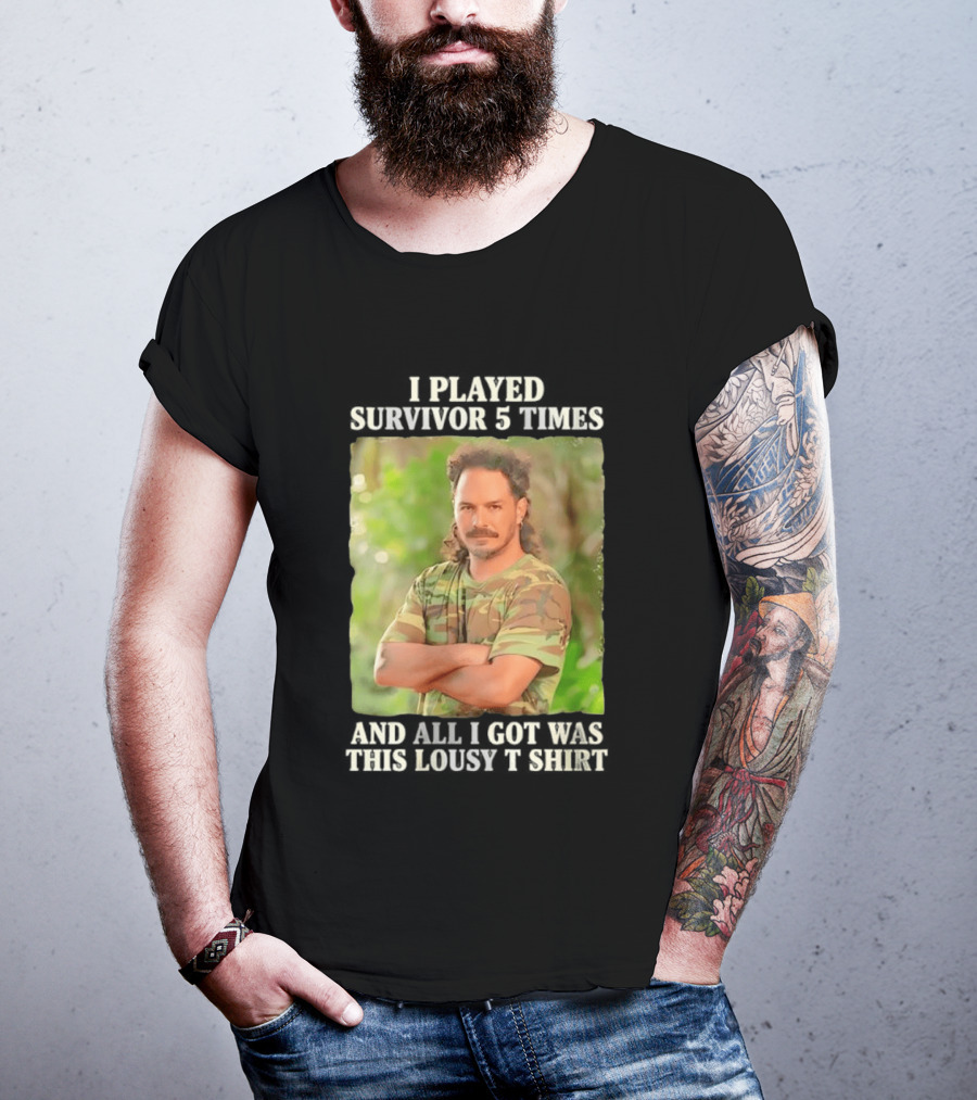 I Played Survivor 5 Times Ozzy Lusth All I Got Was This Lousy T-Shirt