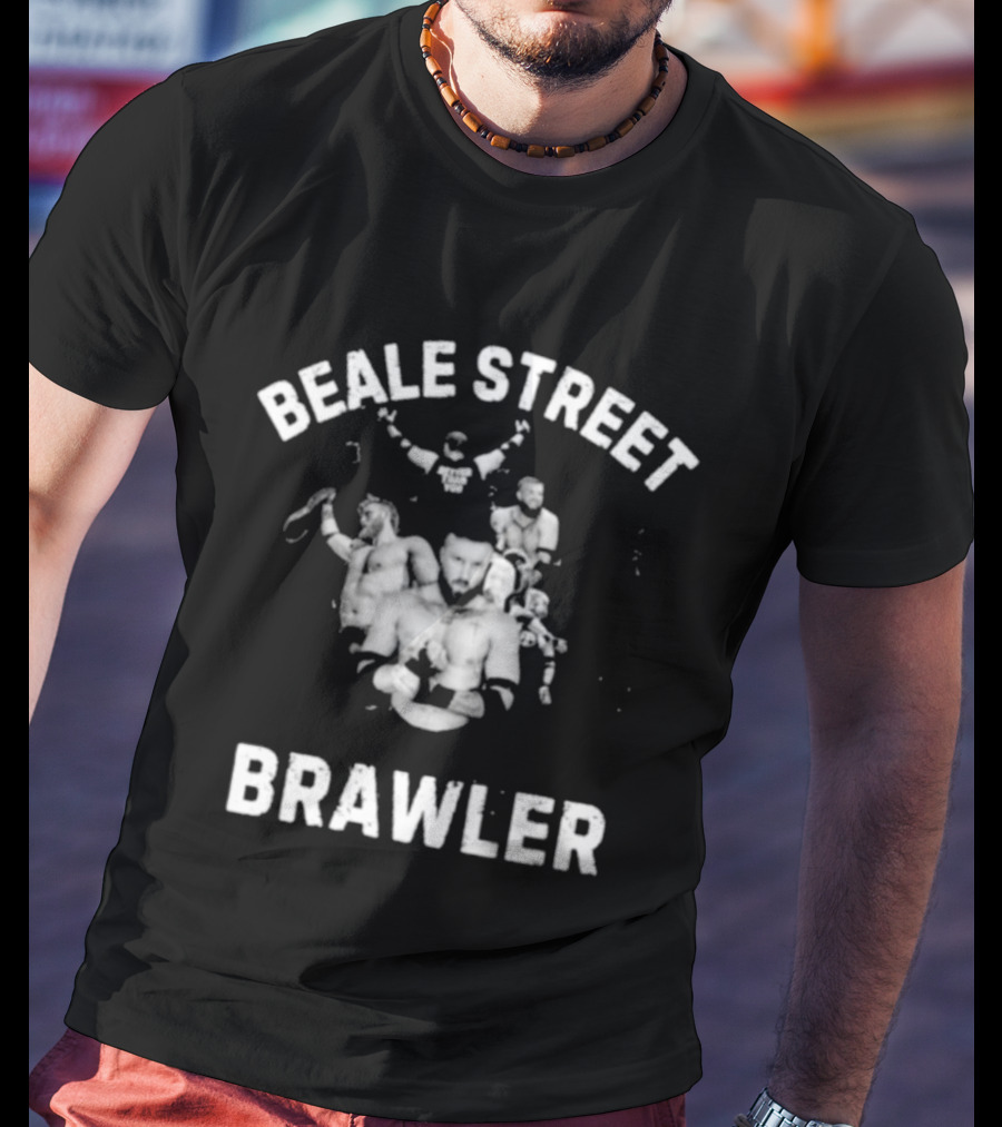 Beale Street Brawler Boxing Legends Collage T-Shirt