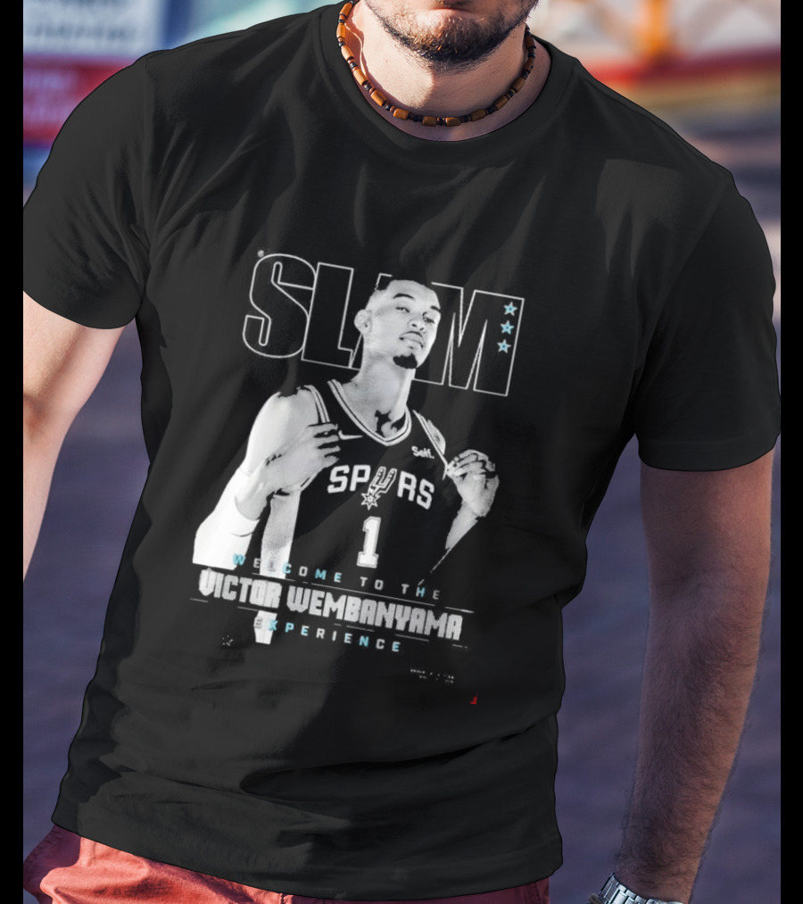 Slam Spurs Victor Wembanyama Welcome To The Future T-Shirt