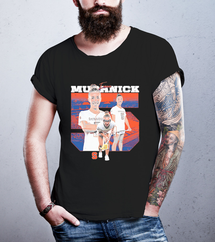 Emma Muchnick Syracuse Lacrosse Orange NCAA Number 5 T-Shirt