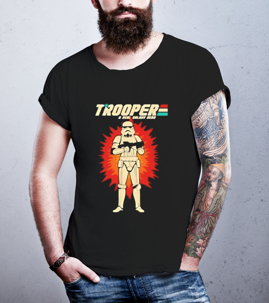 Stormtrooper X GI Joe Galaxy Hero Trooper Star Wars T-Shirt