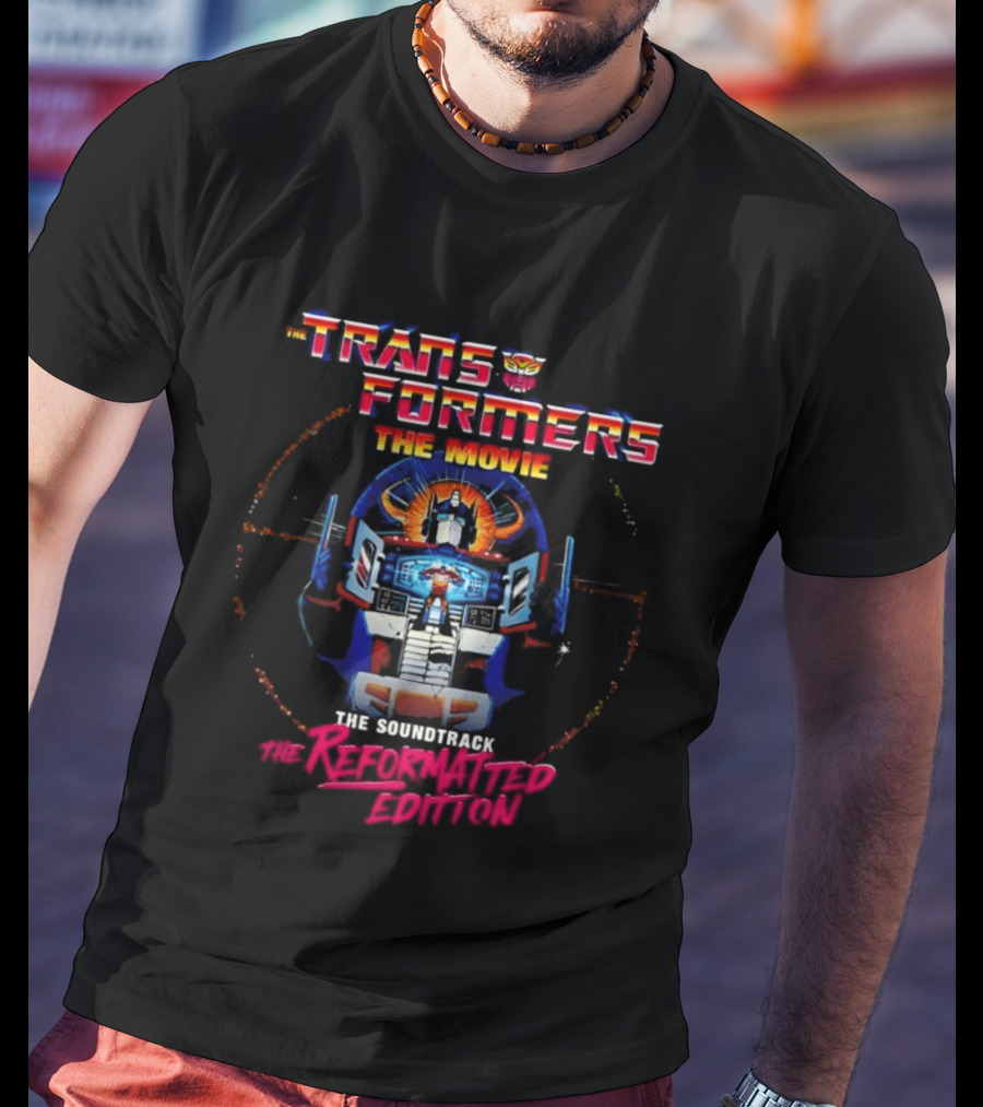 Transformers The Movie Soundtrack The Reformatted Edition Optimus Prime T-Shirt