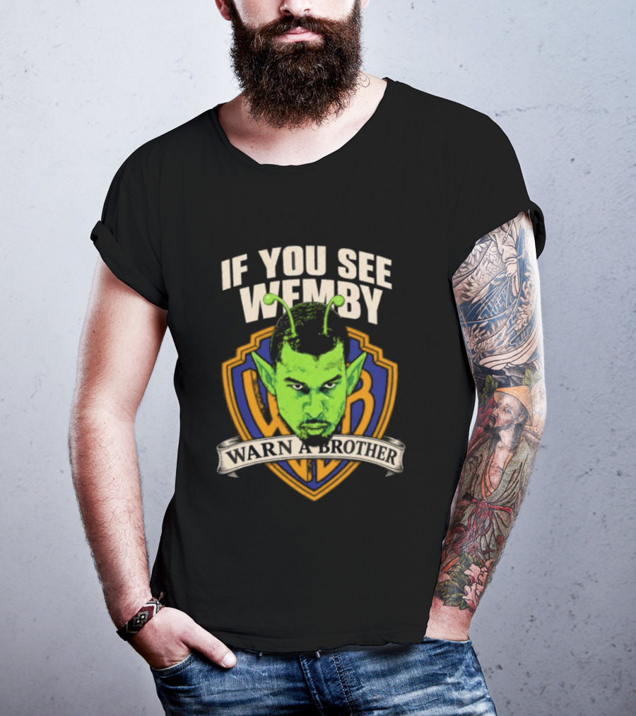 San Antonio Spurs Victor Wembanyama If You See Wemby Warn A Brother T-Shirt