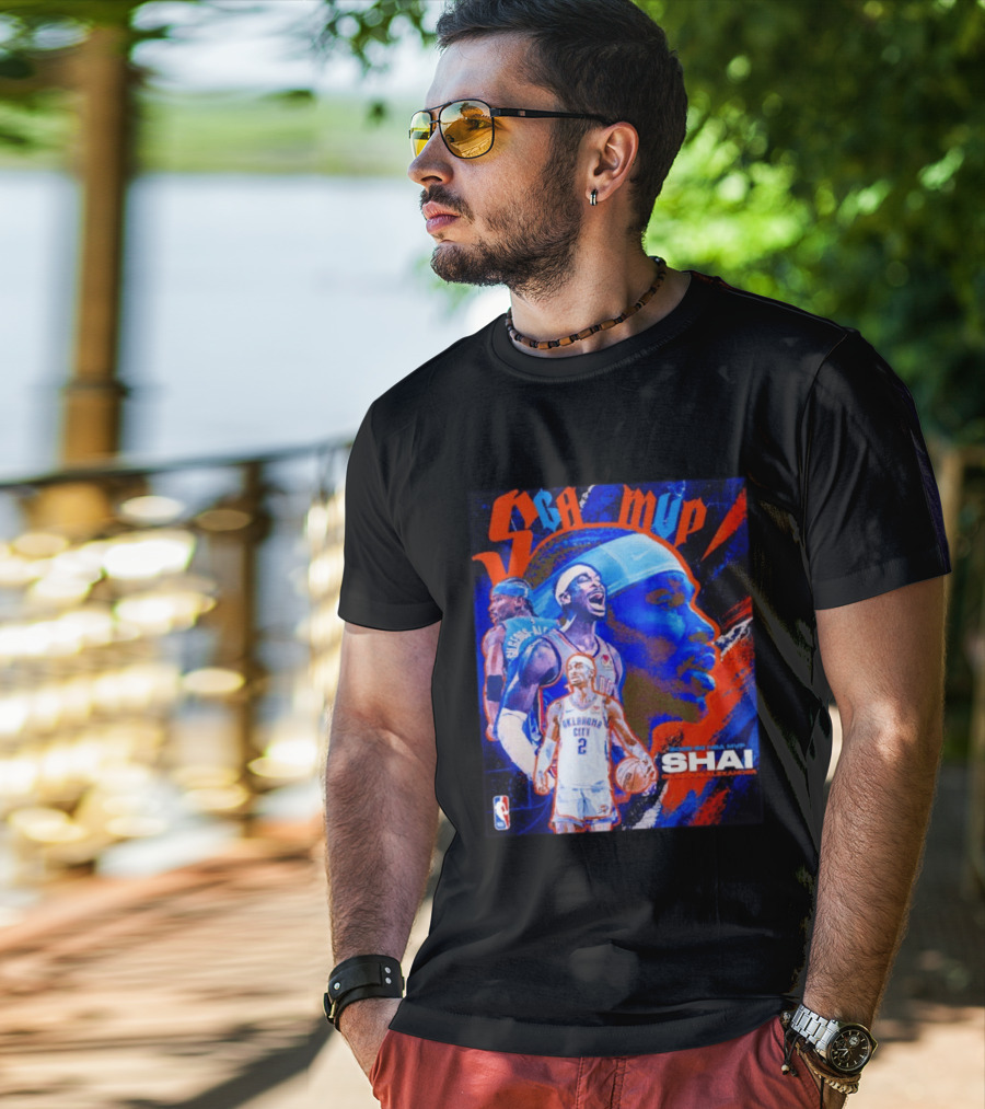 SGA MVP Shai Gilgeous Alexander Oklahoma City 2025 26 NBA MVP T-Shirt