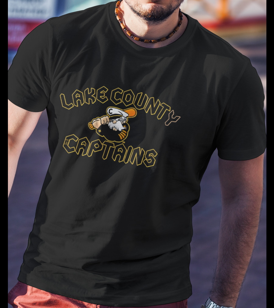 Lake County Captains C Baseball Embroidered T-Shirt