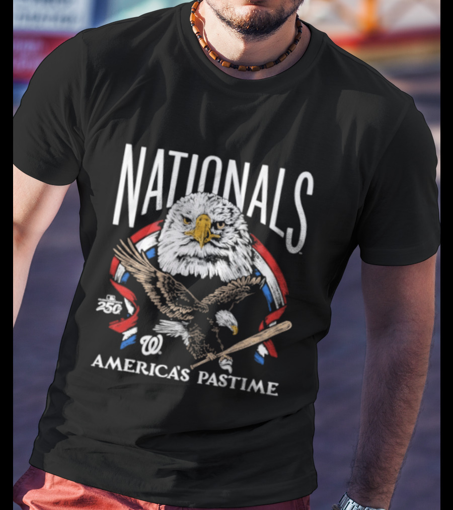 Nationals America's Pastime 250th Celebration Bald Eagle T-Shirt