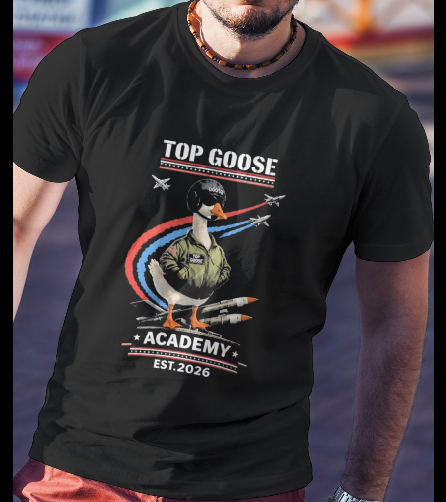 Top Goose Academy 40th Anniversary Wingman Forever Est. 2026 T-Shirt