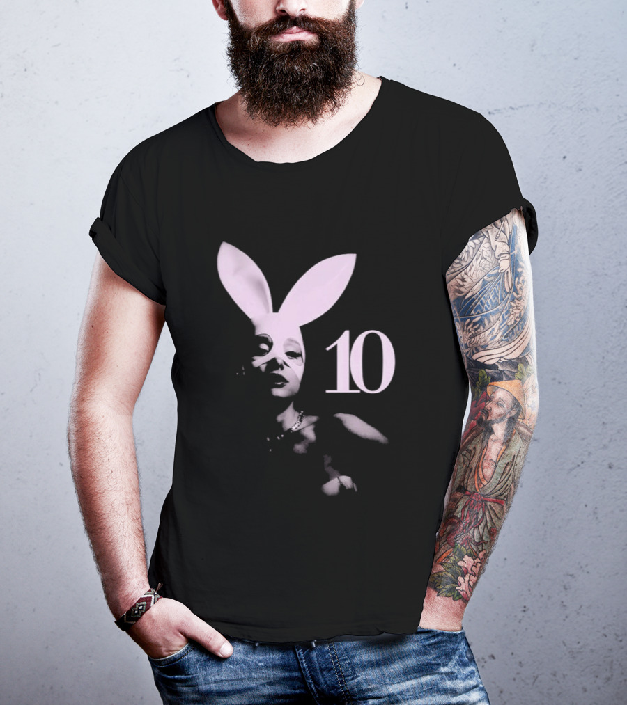 Ariana Grande Dangerous Woman Album Bunny Mask 10 T-Shirt