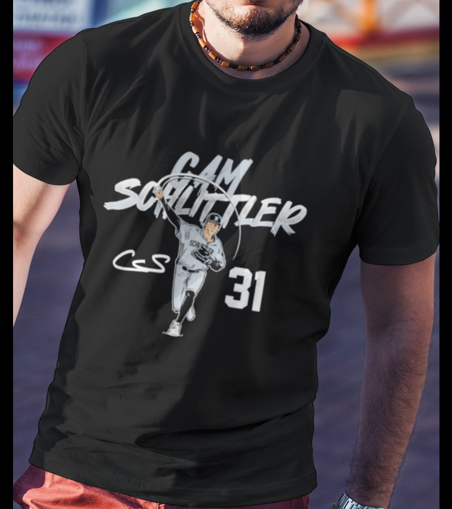 Cam Schlittler New York Yankees Number 31 Ace Pose T-Shirt