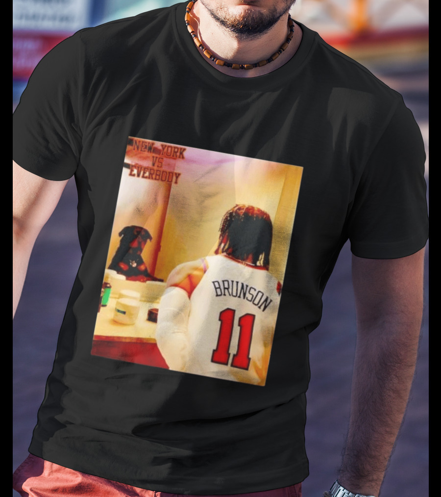 New York Vs Everybody Brunson 11 Mirror Dog T-Shirt