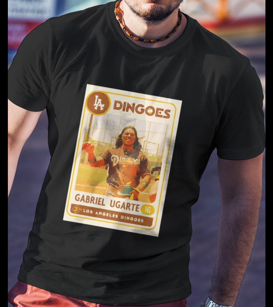 Los Angeles Dingoes Gabriel Ugarte 16 Player Card T-Shirt