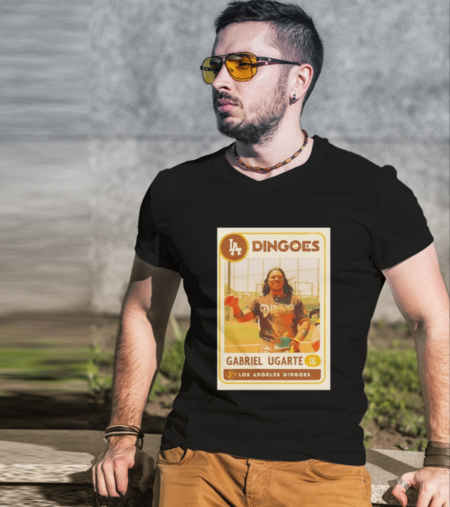 Los Angeles Dingoes Gabriel Ugarte 16 Player Card T-Shirt