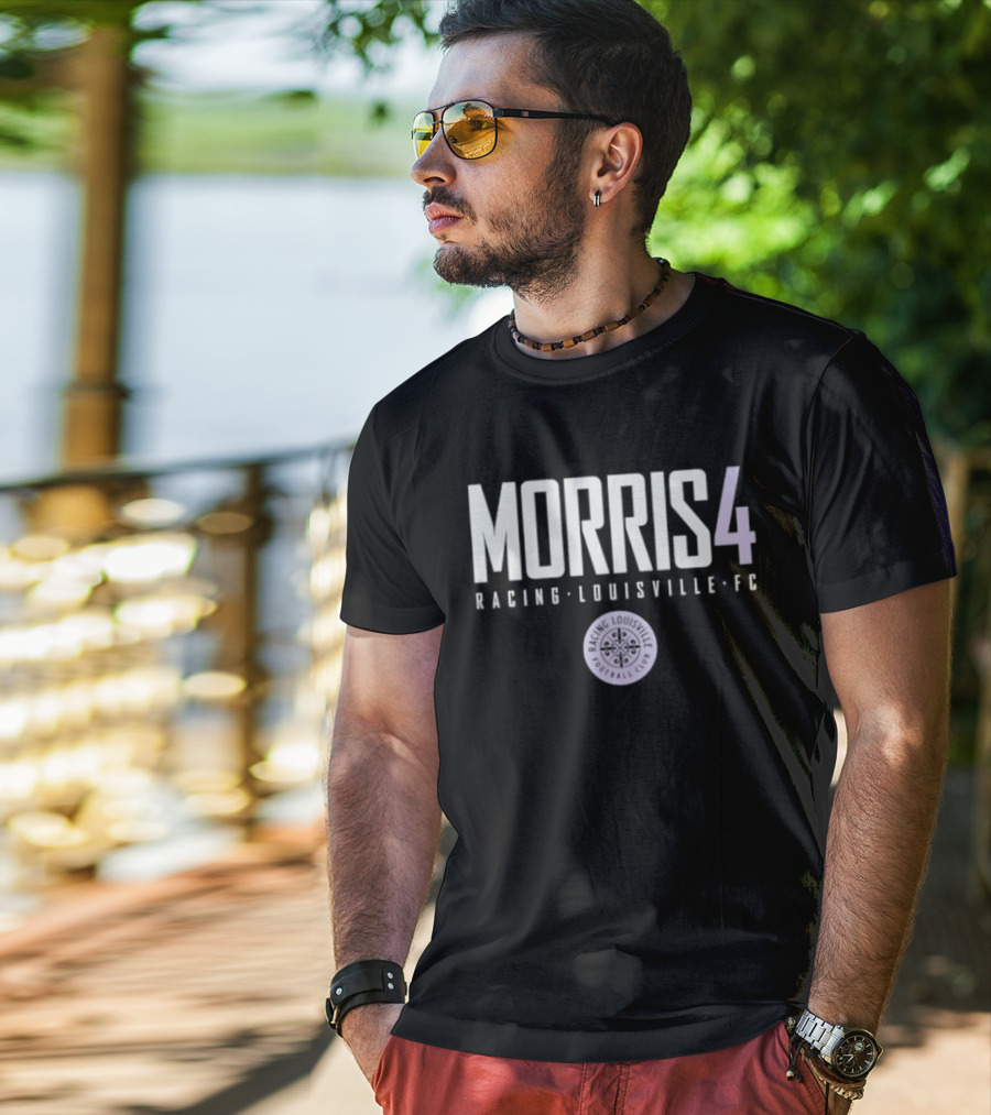 Makenna Morris 4 Racing Louisville FC NWSL T-Shirt