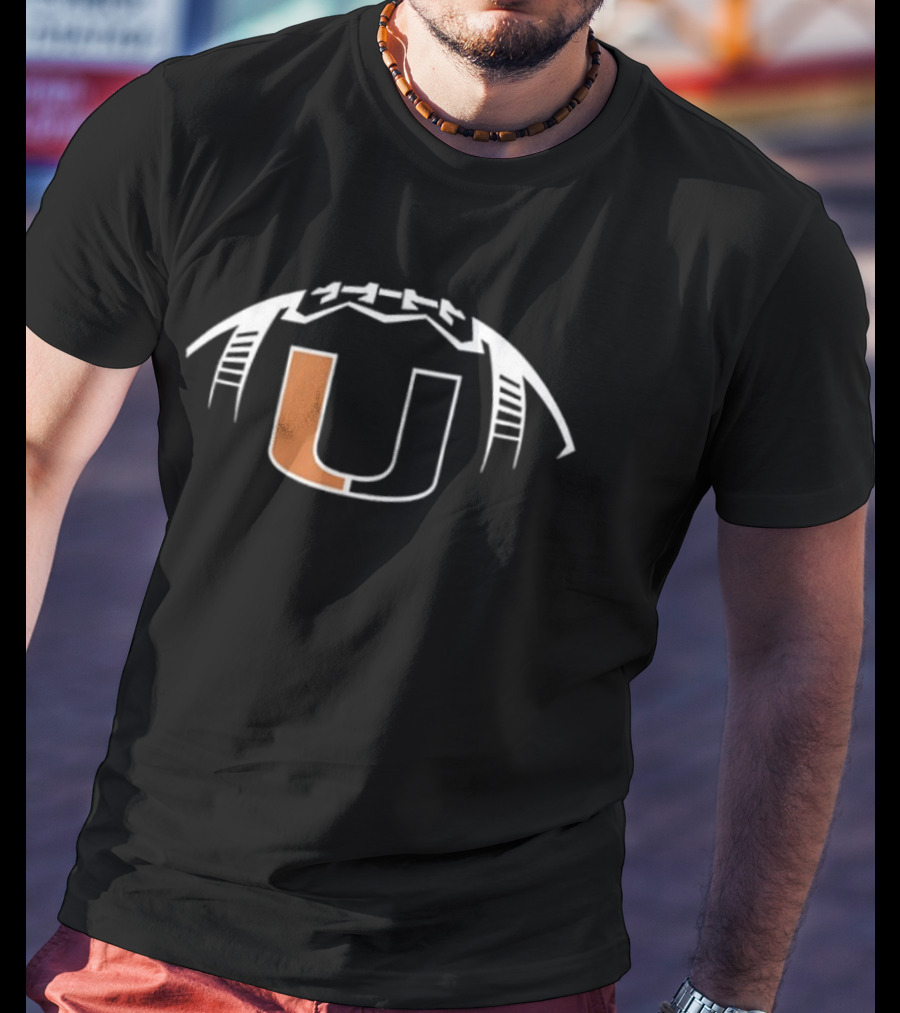 Miami Hurricanes NCAA Game Day Football U T-Shirt