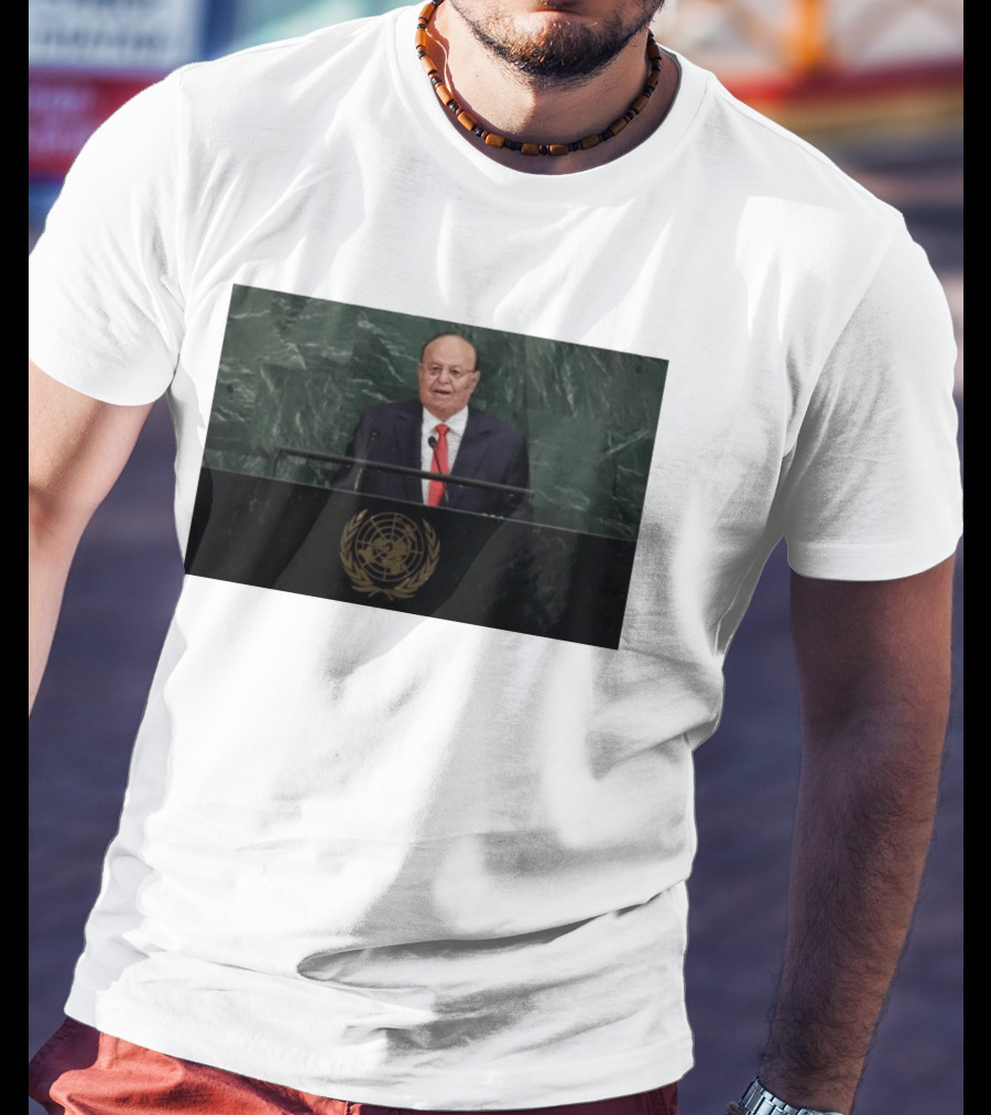 United Nations Address By Former Yemeni President Abdrabbuh Mansur Hadi T-Shirt