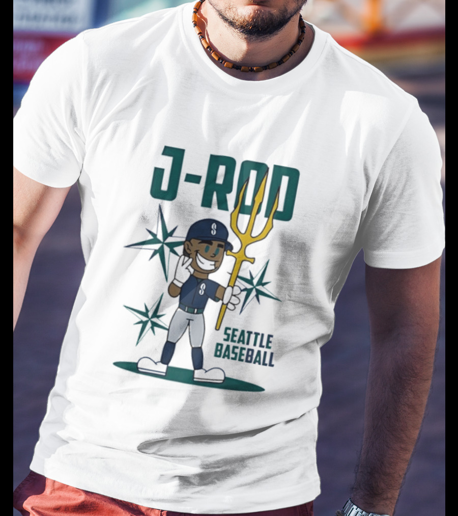 Julio Rodríguez J Rod Seattle Baseball MLB Players Mariners T-Shirt