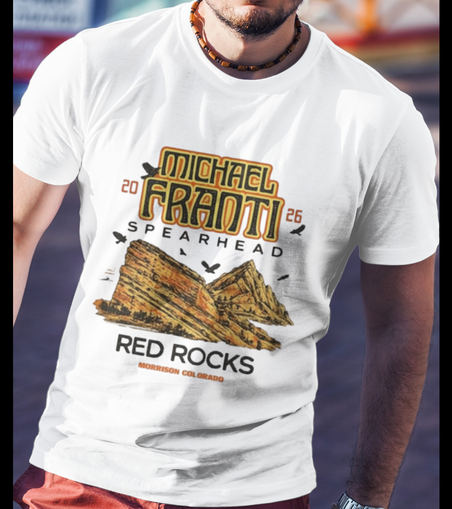 Michael Franti Spearhead 2026 Red Rocks Morrison Colorado T-Shirt