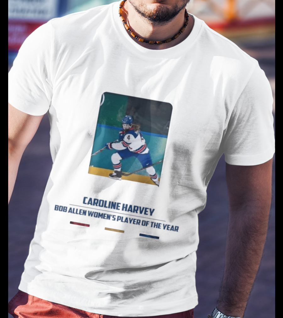 Caroline Harvey Bob Allen Women's Player Of The Year Ice Hockey USA Team 4 T-Shirt