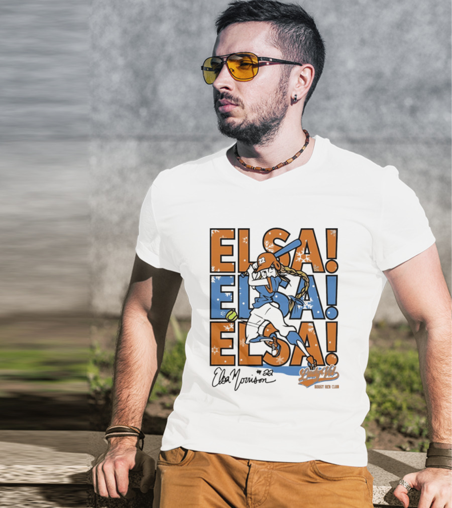 Elsa Morrison Lady Vol Tennessee Elsa 22 Boost Her Club T-Shirt