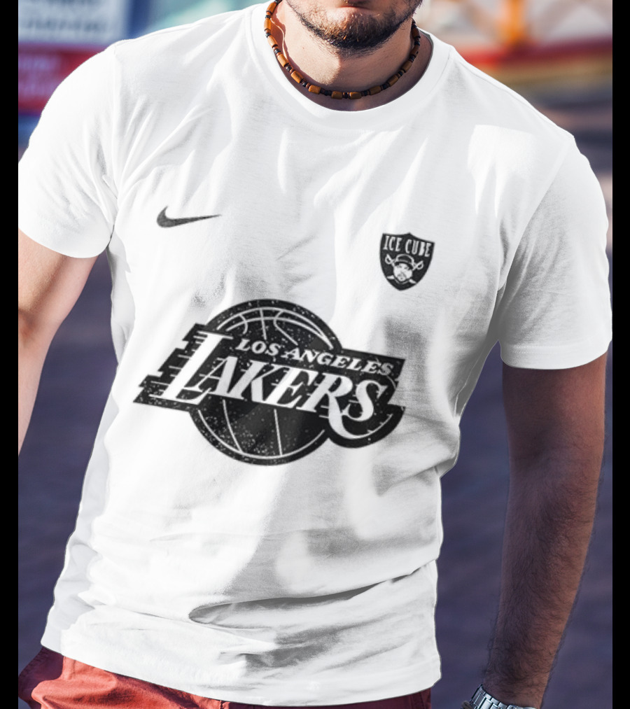 Los Angeles Lakers Ice Cube Truth To Power Four Decades Of Attitude Tour Nike Collaboration T-Shirt