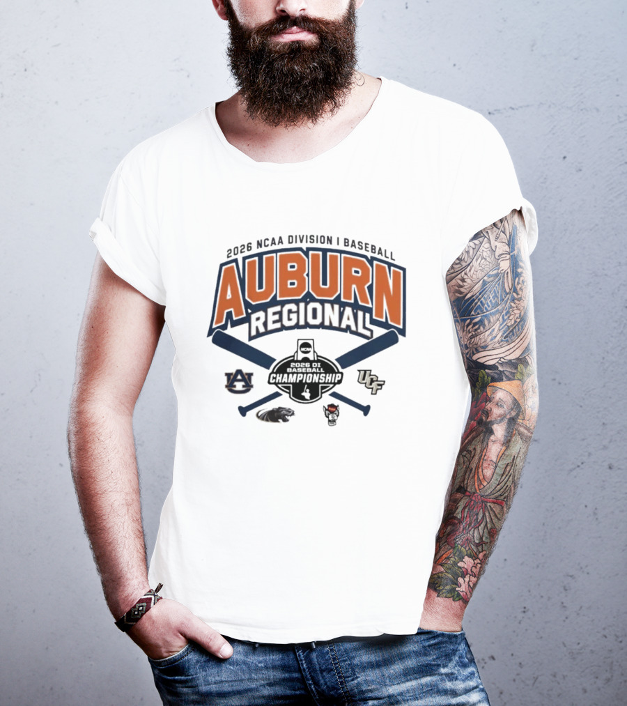 2026 NCAA Division I Baseball Auburn Regional Championship T-Shirt