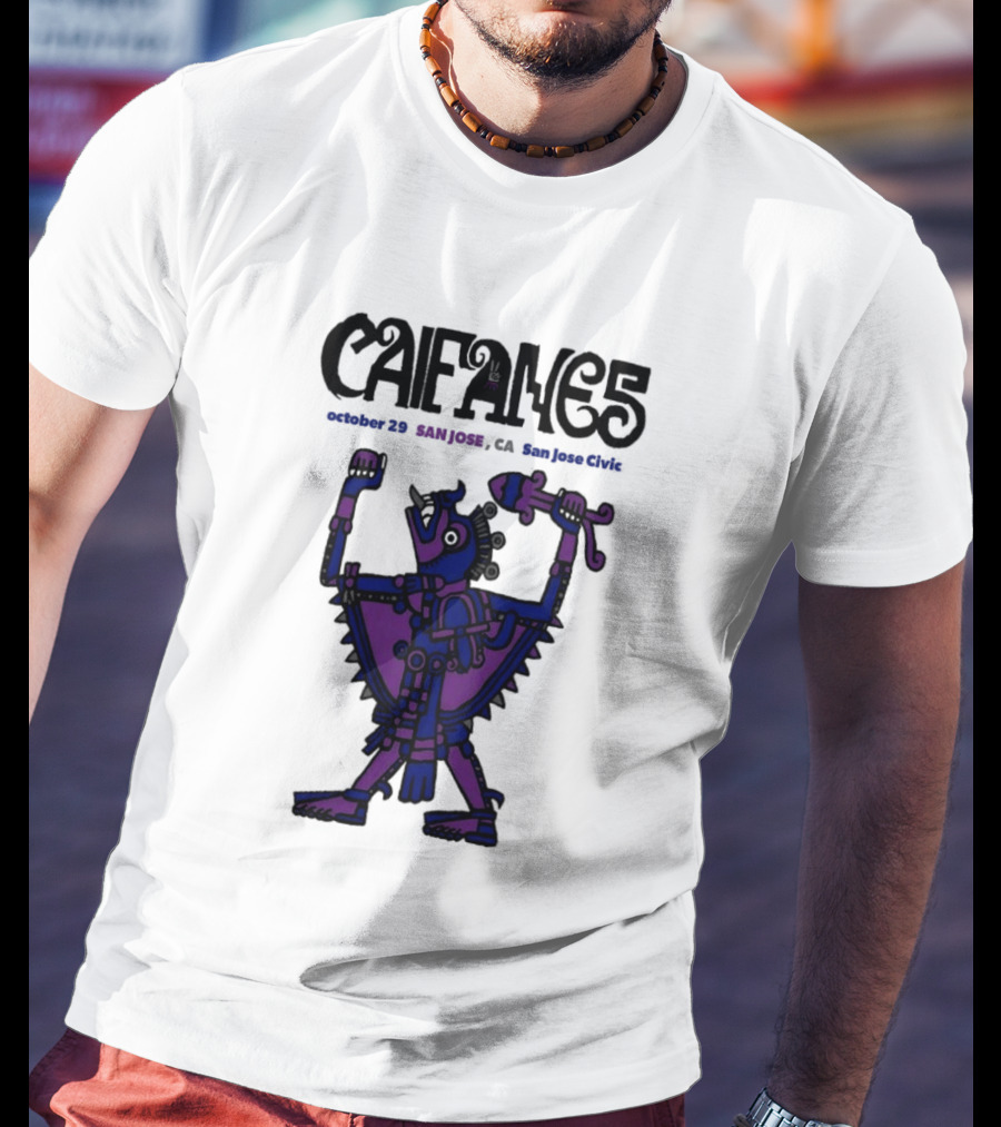 Caifanes October 29 2026 San Jose CA Concert T-Shirt