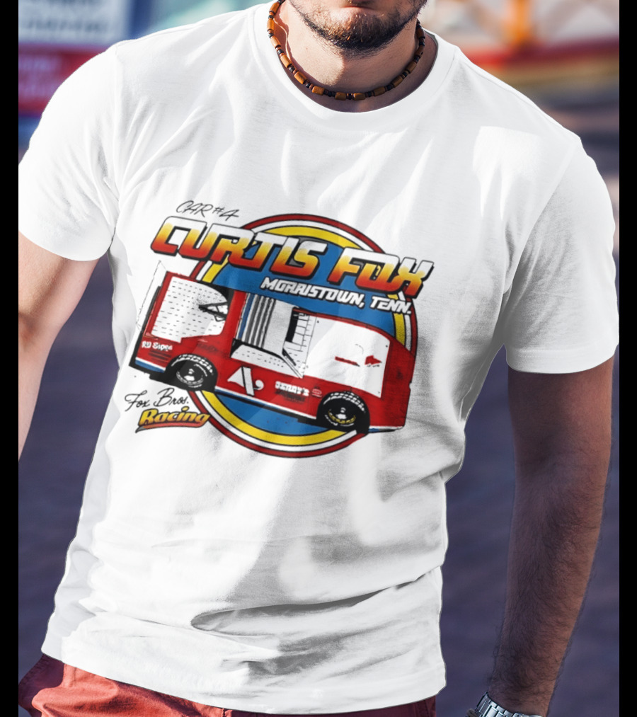 Curtis Fox Morristown Tennessee Fox Bros Racing Car No 4 T-Shirt