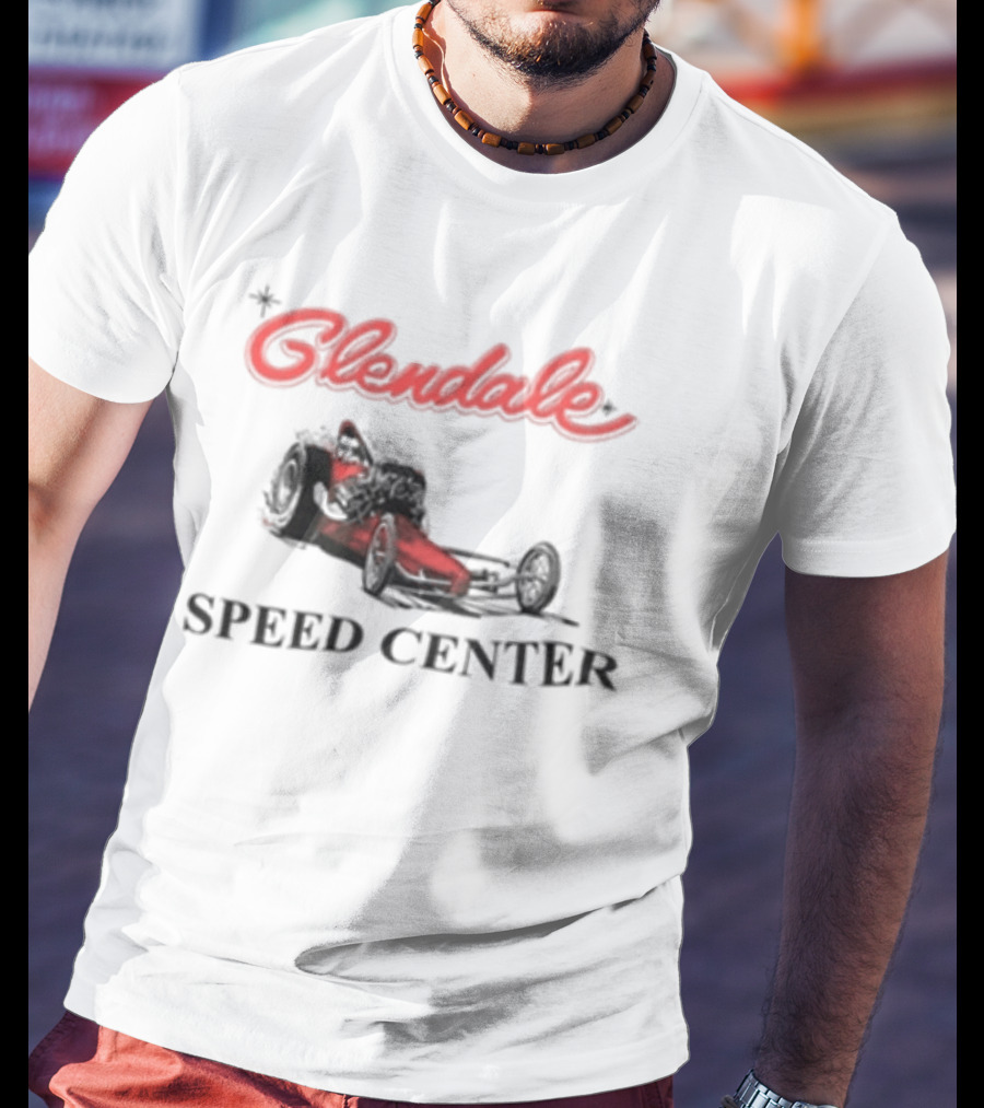 Glendale Speed Center Dragster Classic Racing T-Shirt
