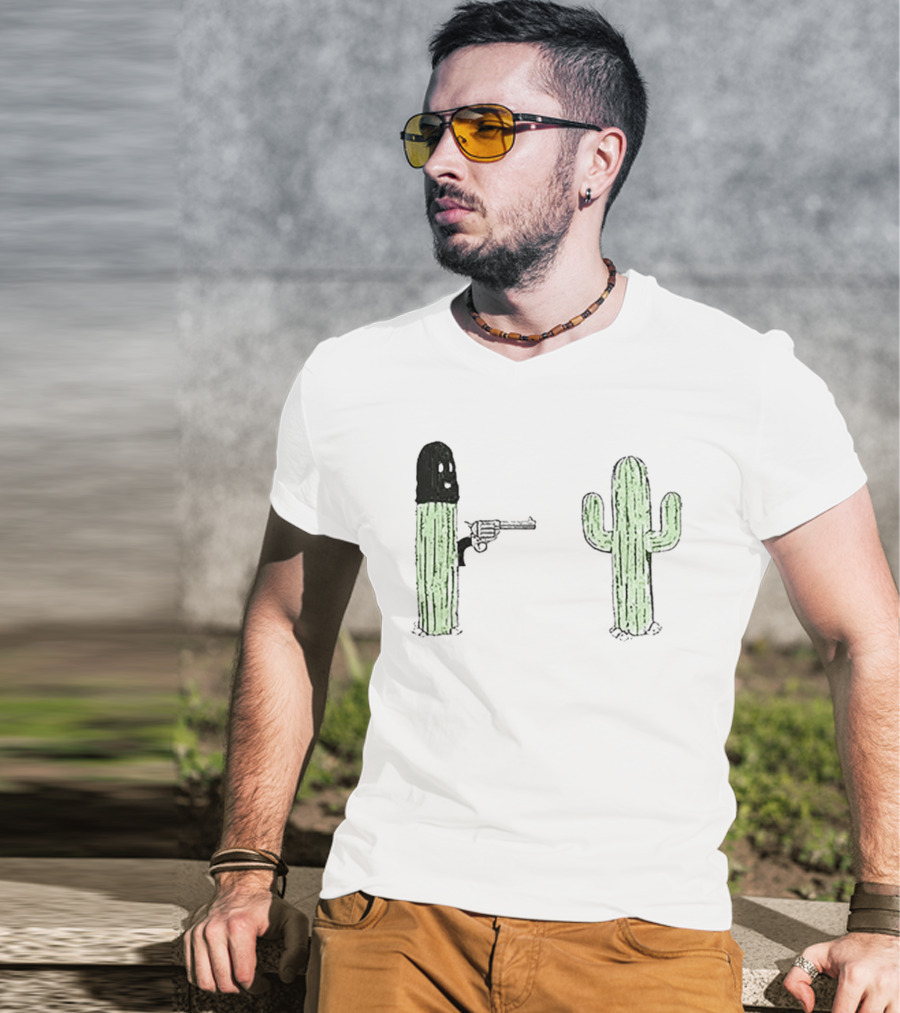 Phil Miller The Last Man On Earth Stick'em Up Cactus Duel T-Shirt