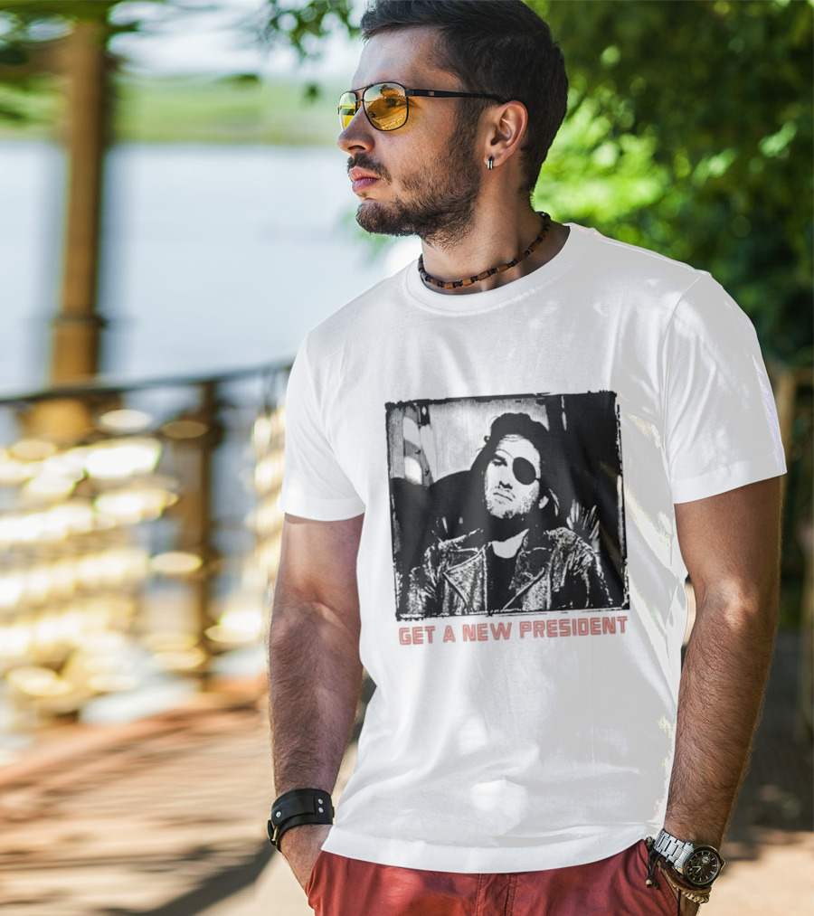 Escape From New York Snake Plissken Get A New President T-Shirt