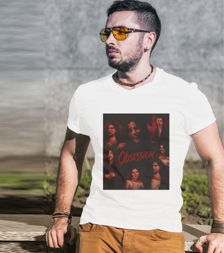 Obsession Nikki Multiple Expressions Dark Red Portraits T-Shirt
