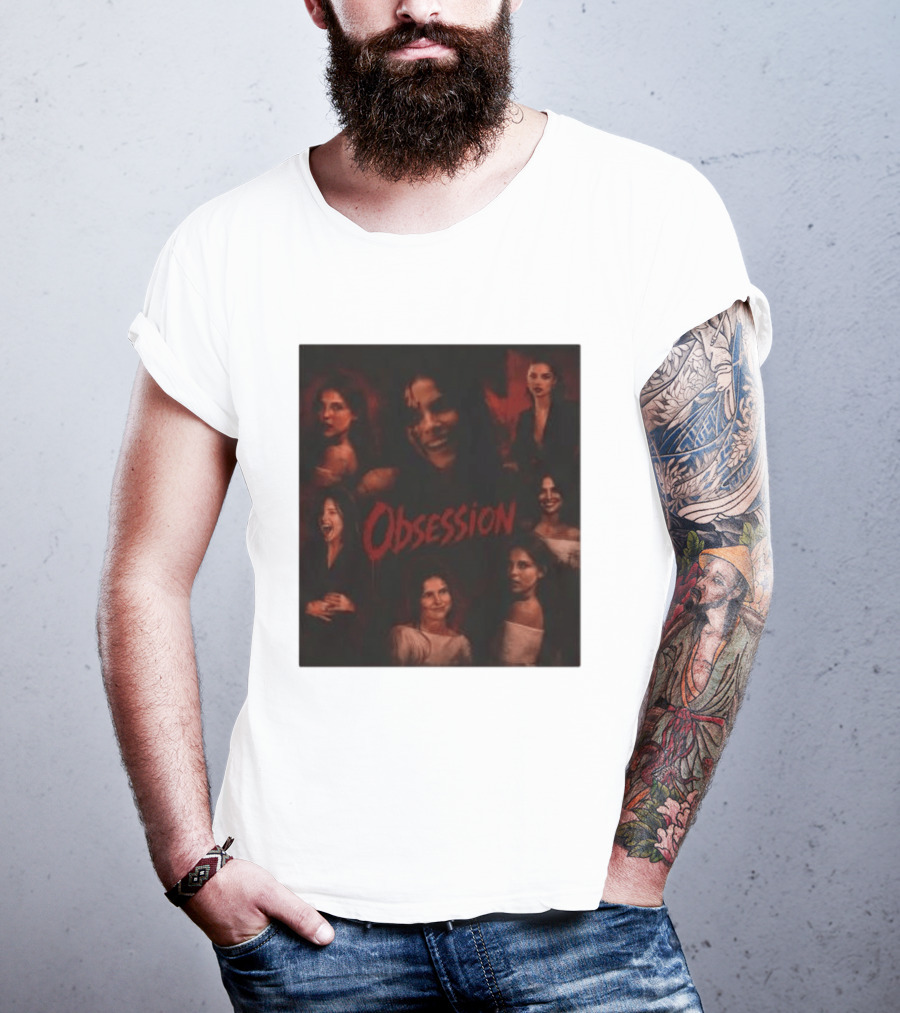 Obsession Nikki Multiple Expressions Dark Red Portraits T-Shirt