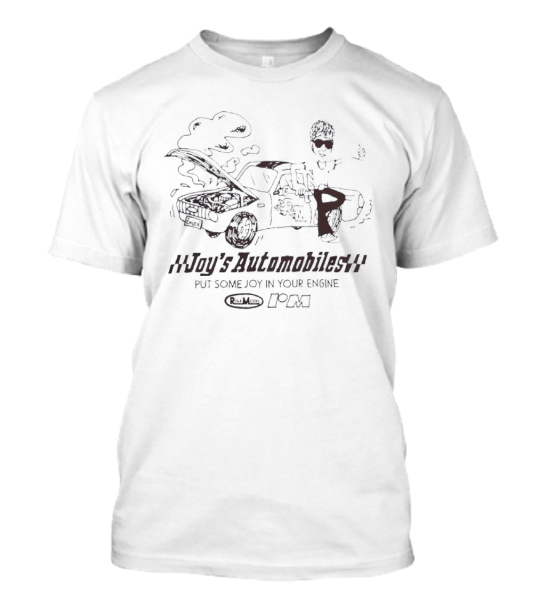 Joy's Automobiles Role Model Put Some Joy In Your Engine PDX T-Shirt