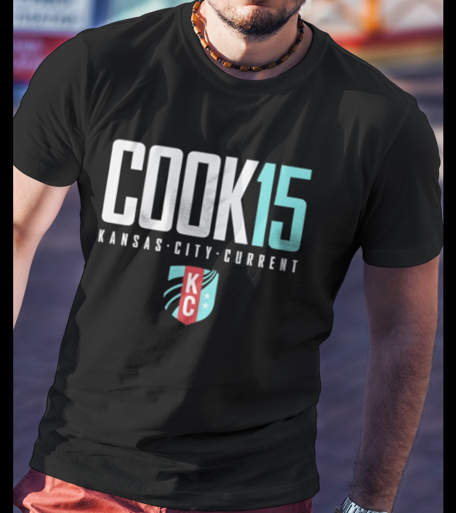 COOK 15 Kansas City Current NWSL KC T-Shirt