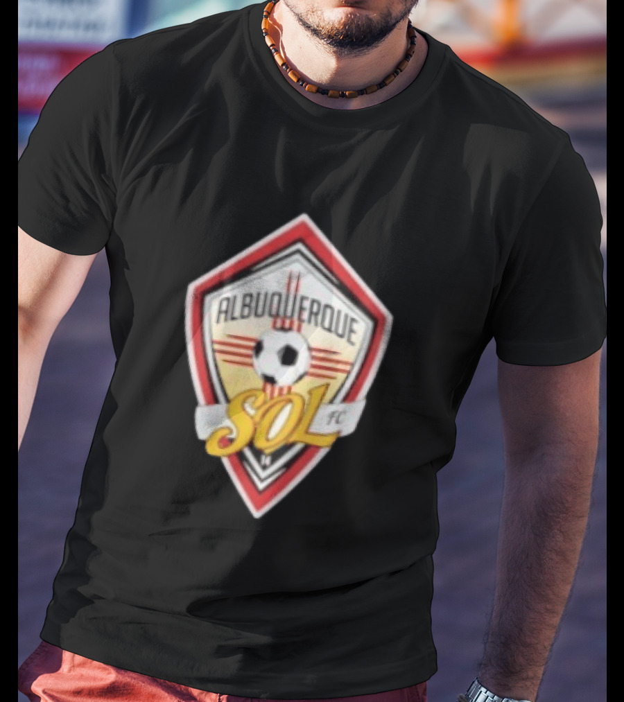 Albuquerque Sol FC Soccer Emblem 2026 Football T-Shirt