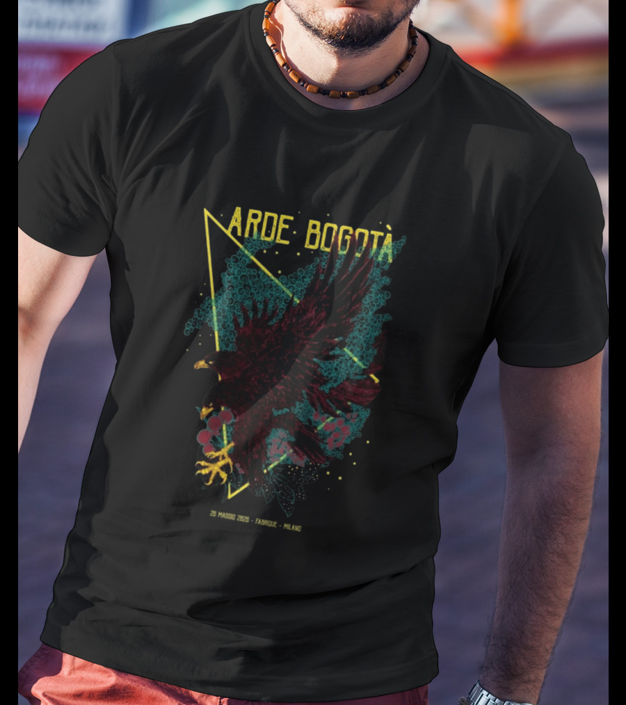 Arde Bogota May 28 2026 Fabrique Milan Italy Eagle Triangles Circles T-Shirt