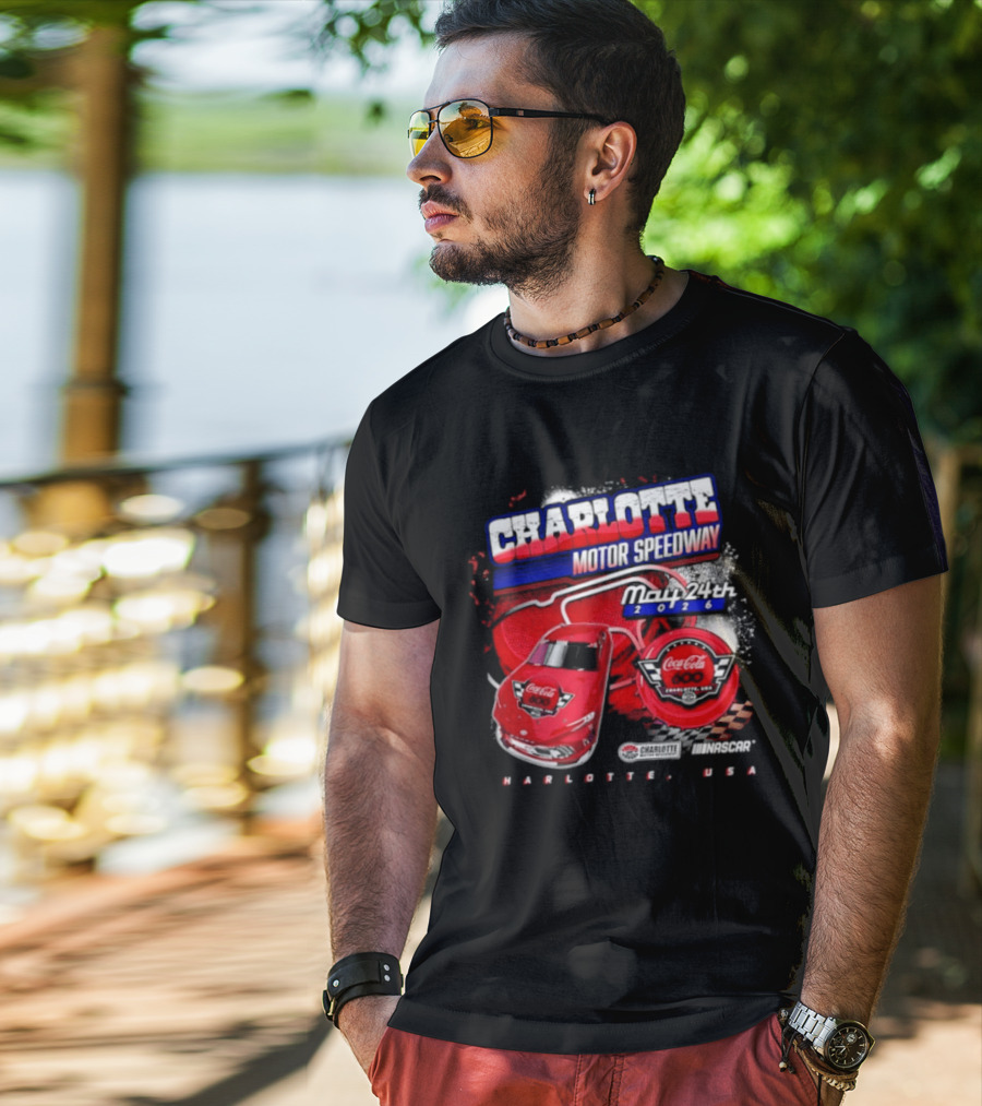 Charlotte Motor Speedway Coca Cola 600 May 24th 2026 Charlotte USA Racing Event T-Shirt