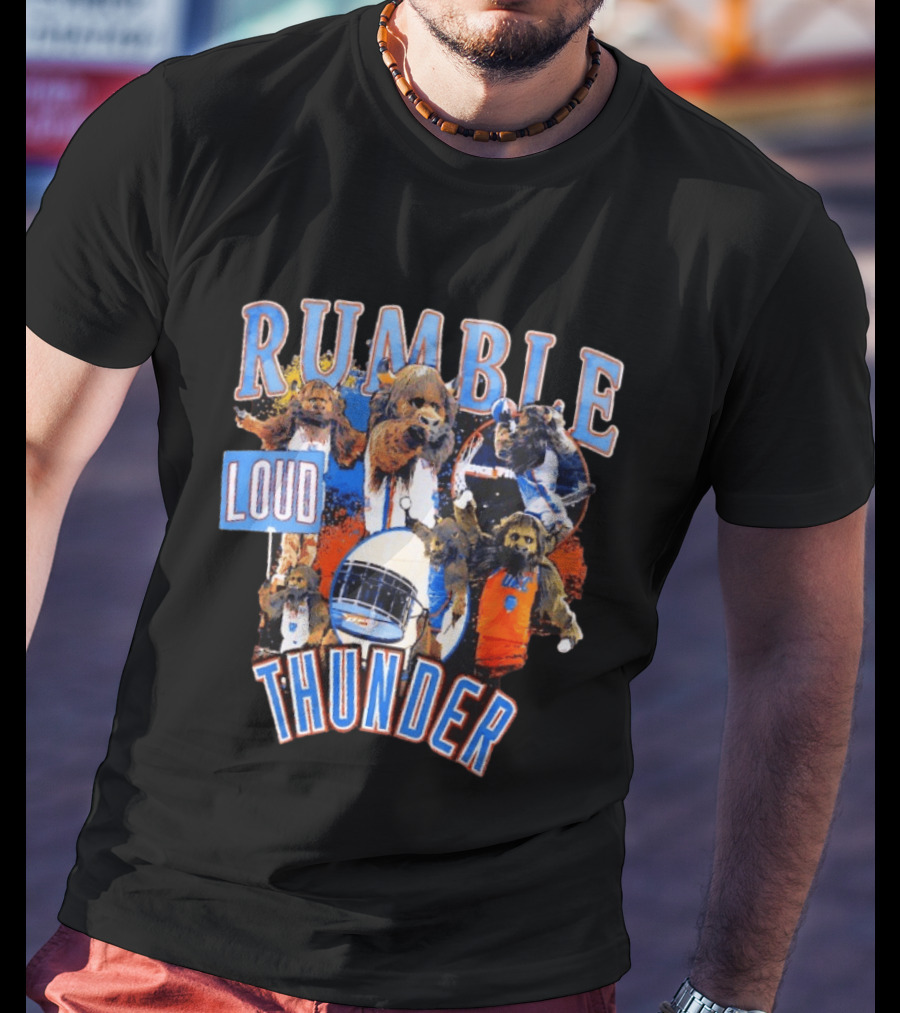 Rumble Loud Thunder Oklahoma City Crossroads T-Shirt